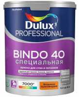 Краска акриловая Dulux Professional Bindo 40 влагостойкая полуглянцевая белый 4.5 л